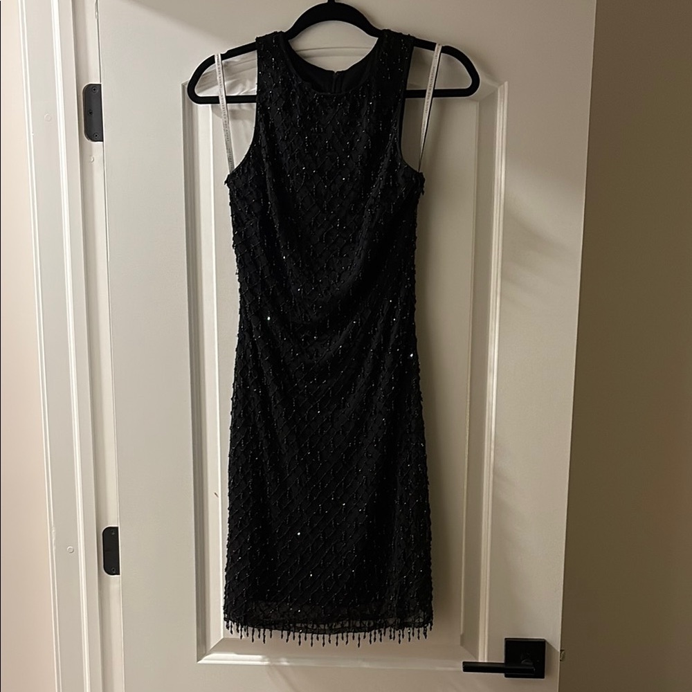 Elegant Black Sleeveless Dress